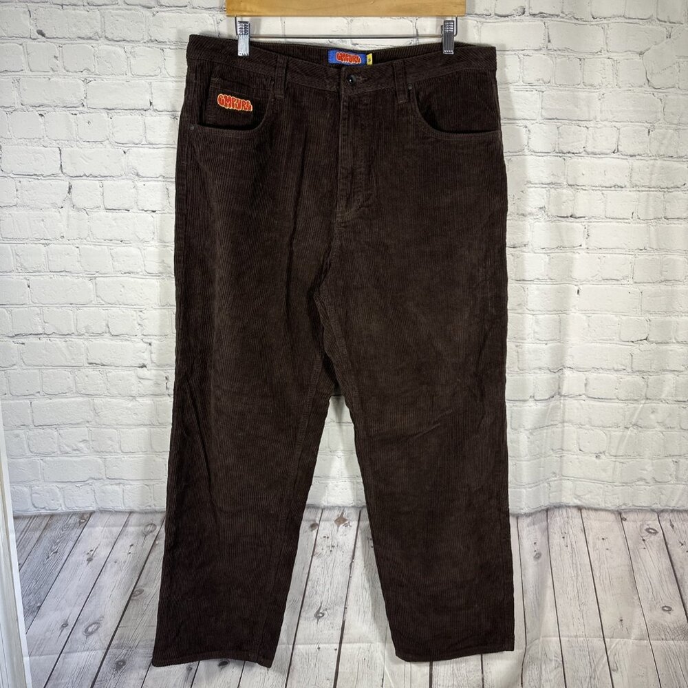 Empyre Y2K Corduroy Relax Baggy Pants Skater Grunge Java Brown Men’s Size 36x30